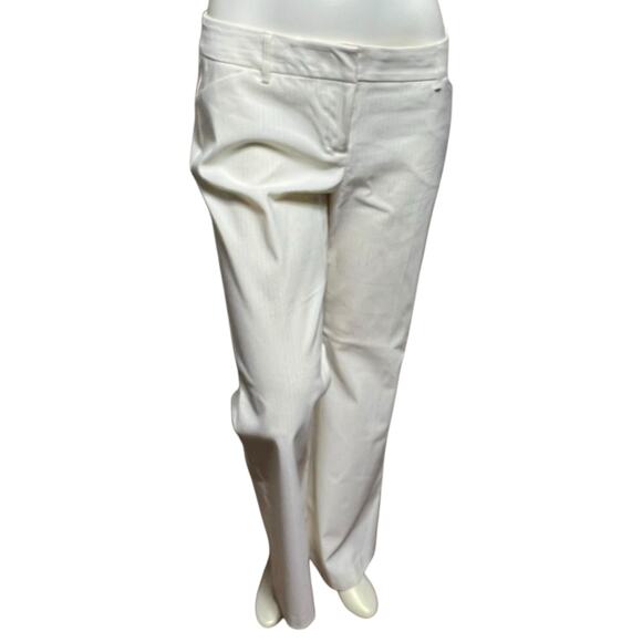 Express White Straight Leg Pants - Picture 1 of 13